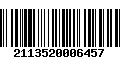 Código de Barras 2113520006457