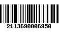 Código de Barras 2113690006950