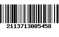 Código de Barras 2113713005458