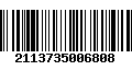 Código de Barras 2113735006808