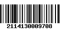 Código de Barras 2114130009708