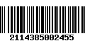 Código de Barras 2114385002455