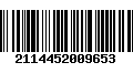 Código de Barras 2114452009653