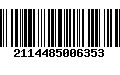 Código de Barras 2114485006353