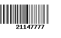 Código de Barras 21147777