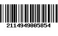 Código de Barras 2114949005854