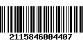 Código de Barras 2115846004407