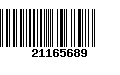 Código de Barras 21165689