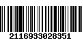 Código de Barras 2116933028351