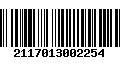 Código de Barras 2117013002254