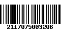 Código de Barras 2117075003206