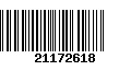 Código de Barras 21172618