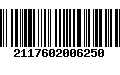 Código de Barras 2117602006250