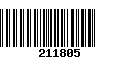 Código de Barras 211805