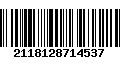 Código de Barras 2118128714537