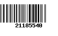 Código de Barras 21185540