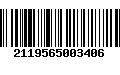 Código de Barras 2119565003406