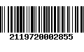 Código de Barras 2119720002855