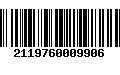 Código de Barras 2119760009906