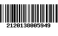 Código de Barras 2120138005949