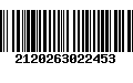 Código de Barras 2120263022453