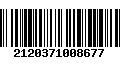 Código de Barras 2120371008677