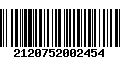 Código de Barras 2120752002454