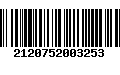 Código de Barras 2120752003253