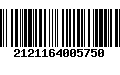 Código de Barras 2121164005750