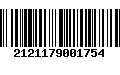 Código de Barras 2121179001754