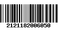 Código de Barras 2121182006050