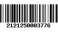 Código de Barras 2121250003776