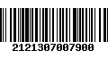 Código de Barras 2121307007900