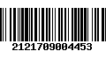 Código de Barras 2121709004453