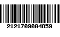 Código de Barras 2121709004859