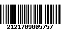 Código de Barras 2121709005757