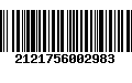 Código de Barras 2121756002983