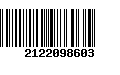 Código de Barras 2122098603