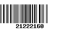 Código de Barras 21222160