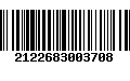 Código de Barras 2122683003708