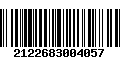 Código de Barras 2122683004057