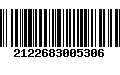 Código de Barras 2122683005306