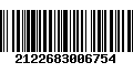 Código de Barras 2122683006754