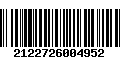 Código de Barras 2122726004952