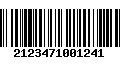 Código de Barras 2123471001241