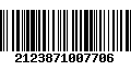 Código de Barras 2123871007706