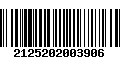 Código de Barras 2125202003906