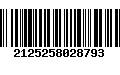 Código de Barras 2125258028793