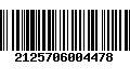 Código de Barras 2125706004478