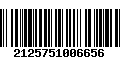 Código de Barras 2125751006656